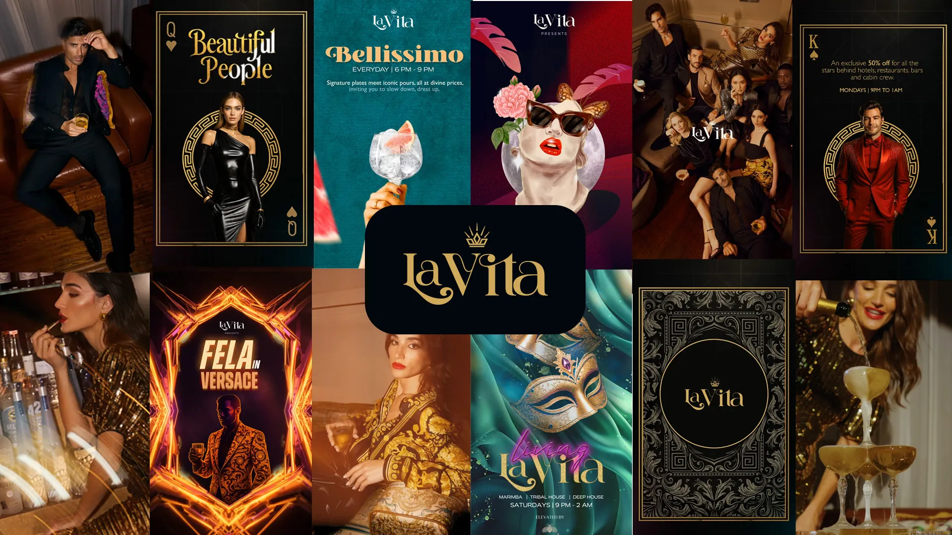 La Vita relaunch hero artwork