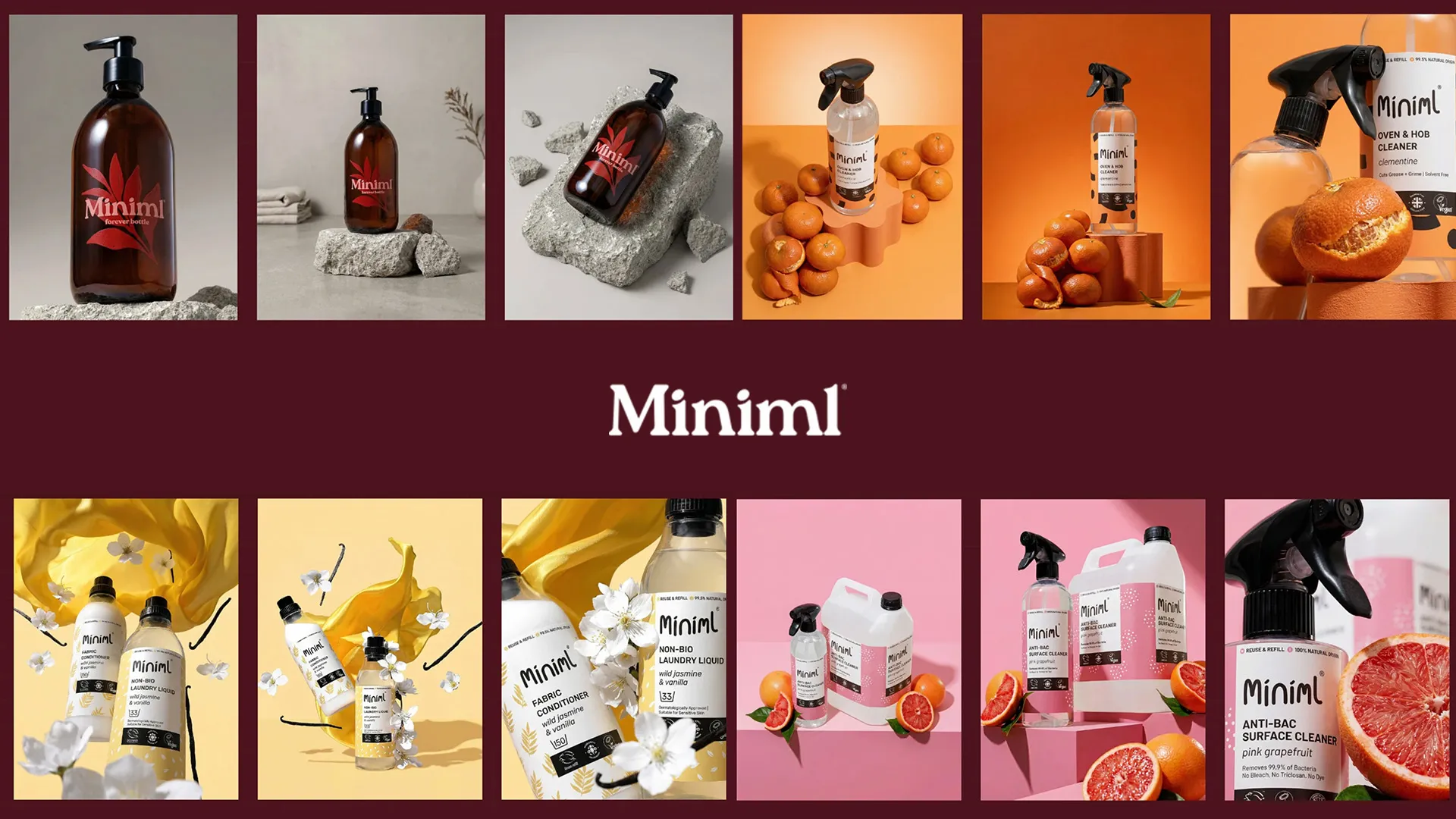 Miniml Cleaner AI product photography hero artwork