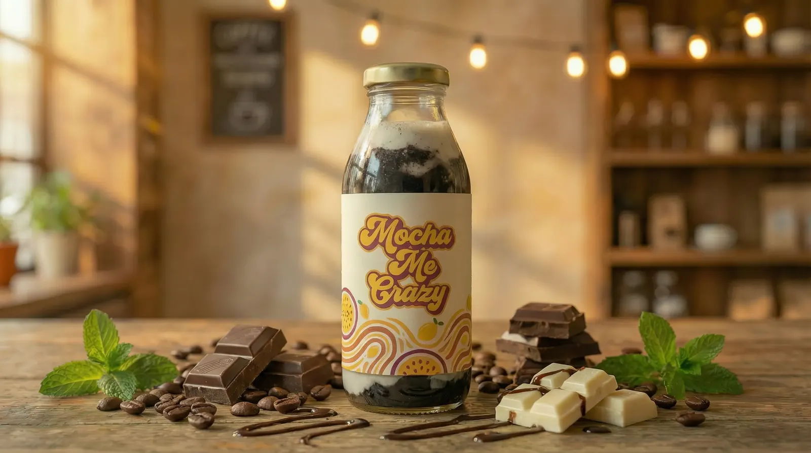 Mocha Me Crazy Black and White Mocha product visual