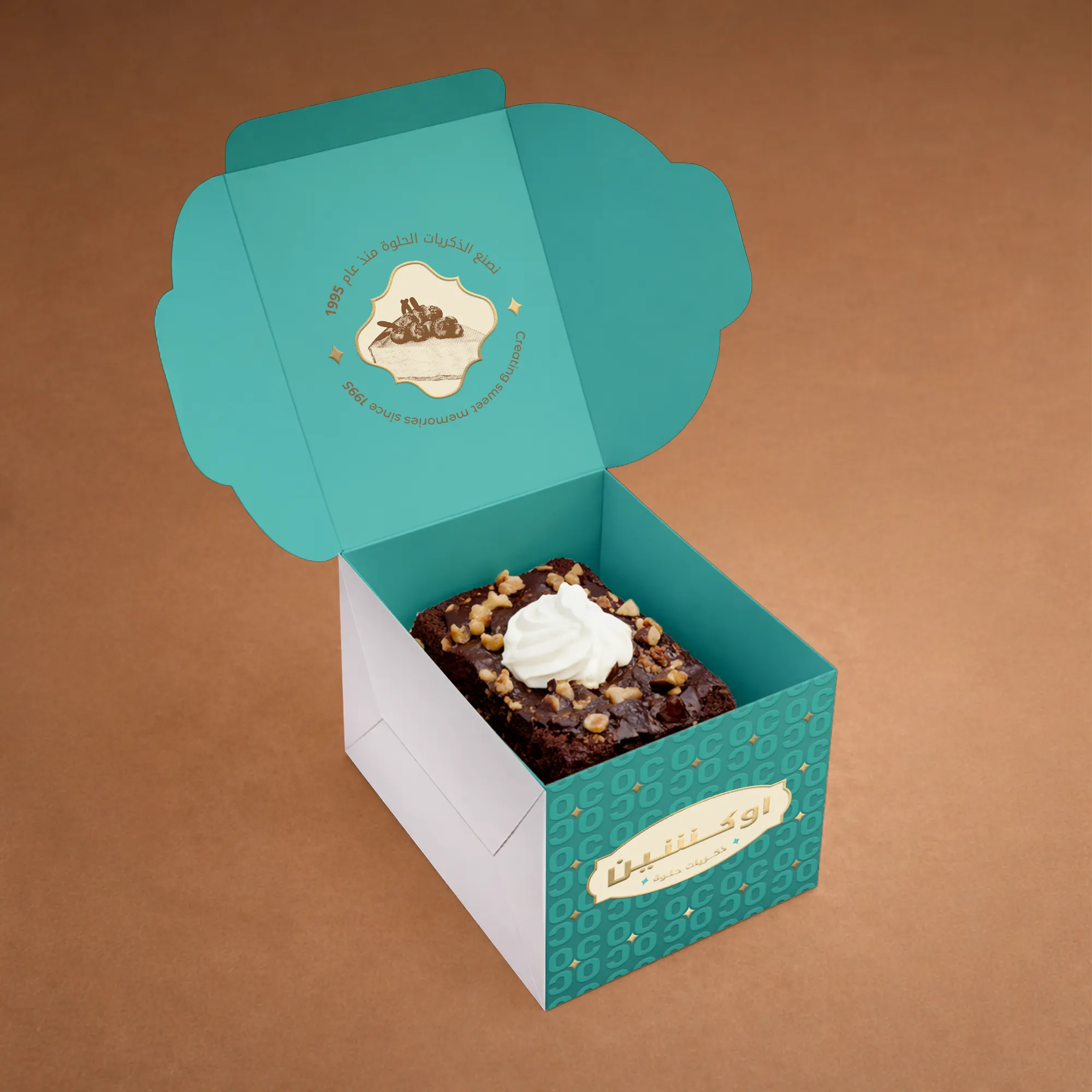 Occasions alternate pastry box packaging visualization