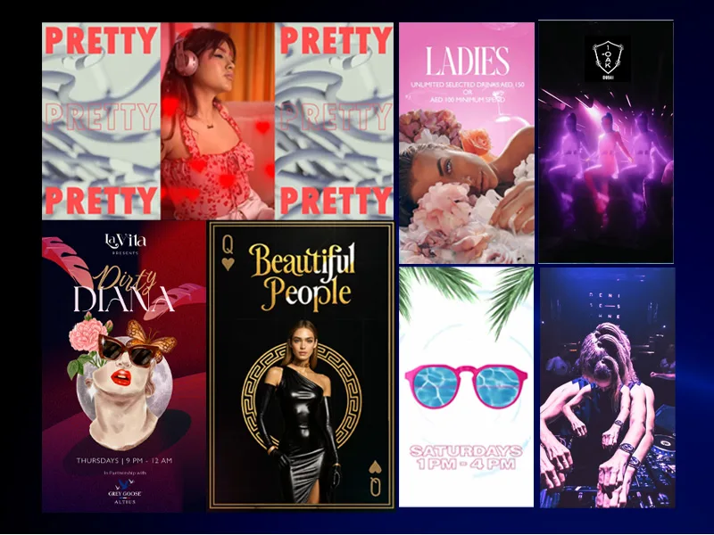 Hospitality campaign identity artwork